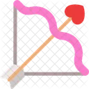 Cupid Bow Love Arrow Icon