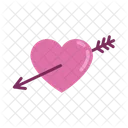 Arrow Pink Love Icon