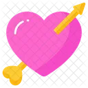 Arrow Heart Romance Icon