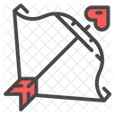 Cupid Arrow Bow Icon