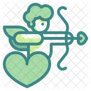 Cupid Heart Love Icon