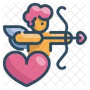 Cupid Heart Love Icon