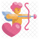 Cupid Heart Love Icon