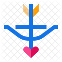 Cupid Valentines Bow Icon
