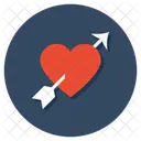 Heart With Arrow Injured Heart Broken Heart Icon
