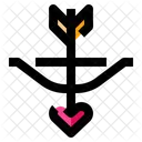 Cupid Bow Love Icon