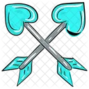 Cupid Bow Arrow Love Archery Icon