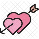 Heart Arrow Valentine Icon