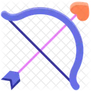 Cupid Bow Arrow Icon
