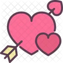Cupid Heart Romantic Icon