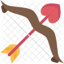 Cupid Bow Arrow Icon