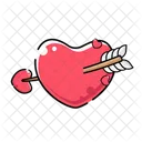 Cupid Love Heart Icon