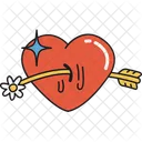 Corazon de cupido  Icono