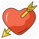 Corazon de cupido  Icono