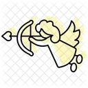 Cupid Color Shadow Thinline Icon Icon
