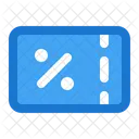 Cupon Venta Boleto Icono