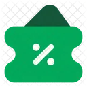 Cupon Descuento Ventas Icono