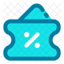 Cupon Descuento Ventas Icono