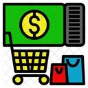 Descuento Compras Venta Icono