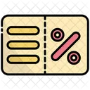 Cupón  Icono