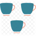Cups Coffee Tea Icon