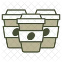 Cups Coffee Drink Icon