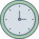 Curcular Clock Clock Wall Clock Icon