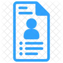 Curiculum Vitae Document Job Icon