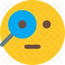 Curioso Emoji Smiley Icono