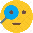 Curious Emoji Smiley Icon