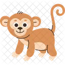 Monkey Cute Jungle Icon