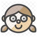Curious Girl Icon