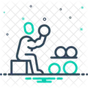 Curl de bíceps  Icono