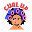 Curl Up Hairdo Rollers Icon