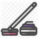 Curling Curling Broom Curling Stone Icon
