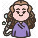 Curling Hair Curler Icon