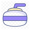 Curling Sport Game Icon