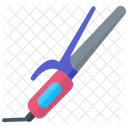 Curling Iron Flat Icon  Icon