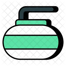 Curling Rock  Icon