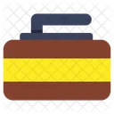 Curling Rock Curling Iron Sports Equipment Icon
