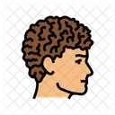 Curly Male Hairstyle Icon