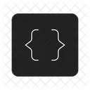 Curly Programming Web Icon