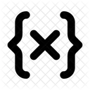 Curly Bracket Bracket Code Icon