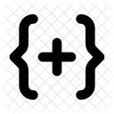 Curly Bracket Bracket Code Icon