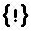 Curly Bracket Bracket Code Icon