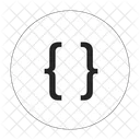 Curly Brackets Curly Brackets Icon
