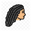 Curly Female Hairstyle Icon