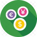 Yen Dollar Euro Icon