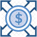 Dollar Currency Arrows Icon