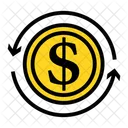 Currency Arrow Coin Icon